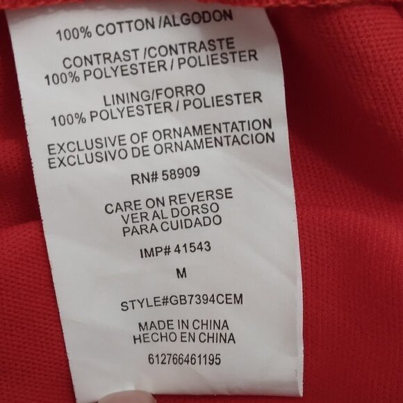 Gianni Bini GB |  Lace Spaghetti Strap Fit & Flare Mini Dress Red | Size M - Picture 10 of 11